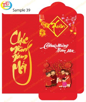 In Bao Lì Xì Giá Rẻ TPHCM – Giá in tại xưởng | Thiết kế file Miễn Phí