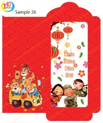 In Bao Lì Xì Giá Rẻ TPHCM – Giá in tại xưởng | Thiết kế file Miễn Phí